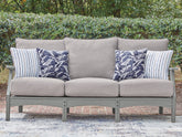 Best Furniture Outlet - Ashley Furniture - Cove Beach Outdoor - Sofa with Cushion - PCP803-838