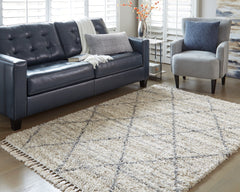 Best Furniture Outlet - Ashley Furniture - Abdalah Rug - 5' x 7' Rug / Beige/Gray - R404622