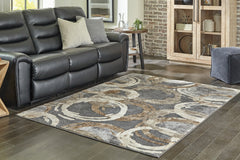 Best Furniture Outlet - Ashley Furniture - Faelyn Rug - 7'10" x 9'10" Rug / Multi - R405181