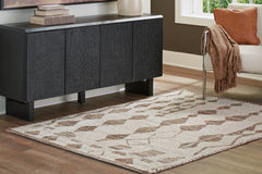 Best Furniture Outlet - Ashley Furniture - Brettler Rug - 5' x 7' Rug / Beige/Brown - R406792