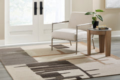 Best Furniture Outlet - Ashley Furniture - Kencher Rug - 8' x 10' Rug / Beige/Brown - R406821