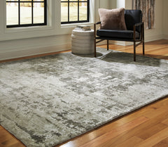 Best Furniture Outlet - Ashley Furniture - Valmontic Rug - 8' x 10' Rug / Gray - R406921