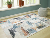 Best Furniture Outlet - Ashley Furniture - Hessland Rug - 8' x 10' Washable Rug / Multi - R407051
