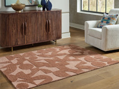 Best Furniture Outlet - Ashley Furniture - Perrenton Rug - 8' x 10' Rug / Clay - R407201