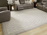 Best Furniture Outlet - Ashley Furniture - Wimney Rug - Medium Rug / Gray - R407282