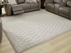 Best Furniture Outlet - Ashley Furniture - Wimney Rug - Large Rug / Gray - R407281