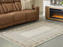Best Furniture Outlet - Ashley Furniture - Idaman Rug - Medium Rug / Taupe/Brown - R407292
