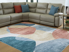 Best Furniture Outlet - Ashley Furniture - Chanleigh Rug - Washable 7'6" x 9'6" Area Rug / Multi - R407371