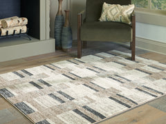 Best Furniture Outlet - Ashley Furniture - Alstone Rug - 5'3" x 7' Area Rug / Multi - R407732