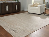 Best Furniture Outlet - Ashley Furniture - Bachus Rug - 5'3" x 7' Area Rug / Multi - R407752