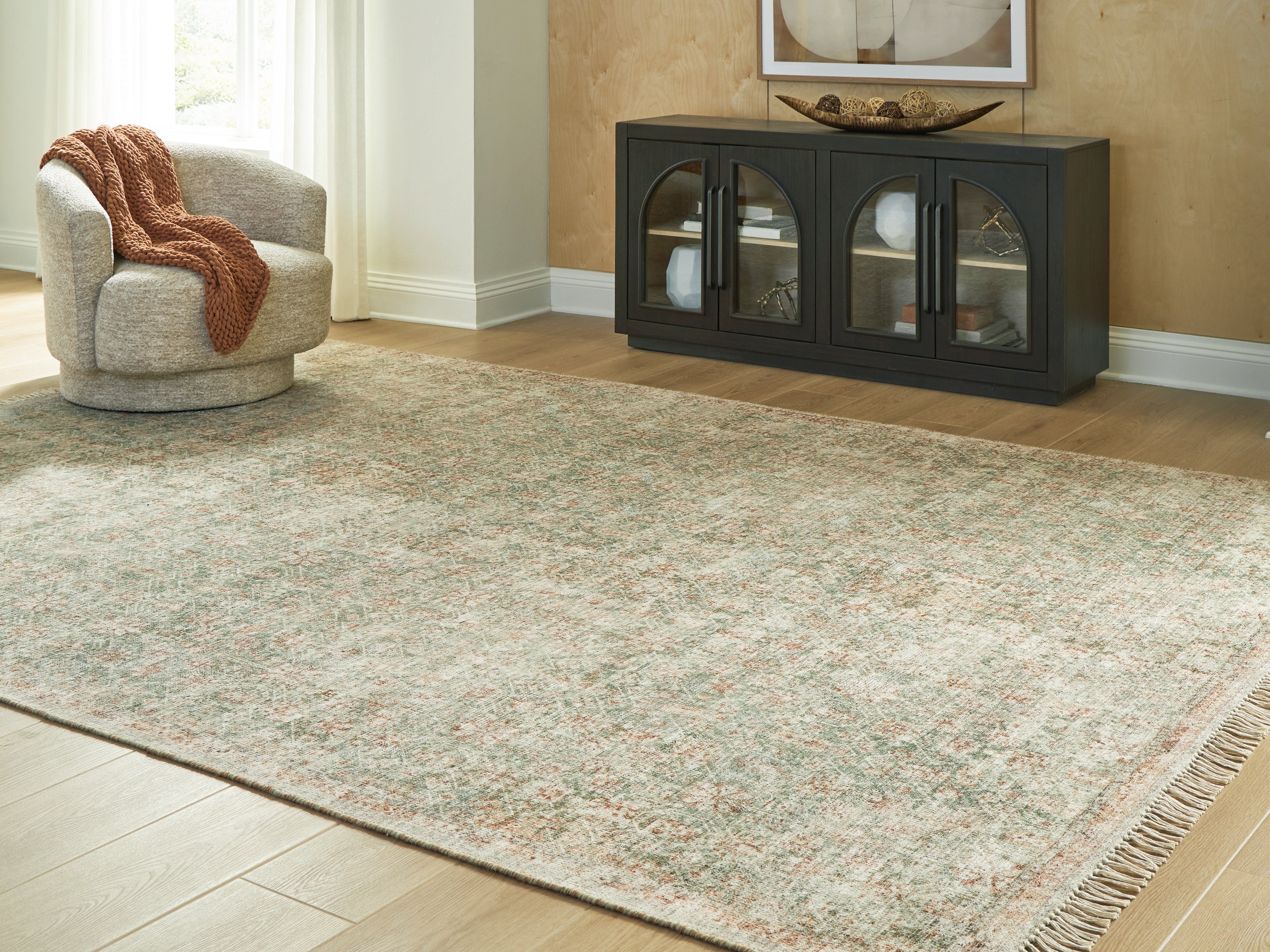 Best Furniture Outlet - Ashley Furniture - Rossbury Rug - Extra Large Rug / Multi - R407960