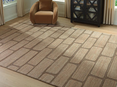 Best Furniture Outlet - Ashley Furniture - Orest Rug - Extra Large Rug / Brown - R407980