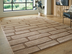 Best Furniture Outlet - Ashley Furniture - Orest Rug - Large Rug / Brown - R407981