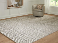 Best Furniture Outlet - Ashley Furniture - Eljory Rug - Extra Large Rug / Gray - R408200
