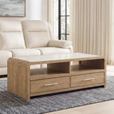 Best Furniture Outlet - Ashley Furniture - Dovander Coffee Table - Rectangular Cocktail Table - T1121-1