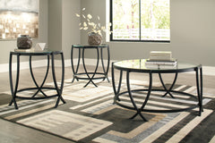 Best Furniture Outlet - Ashley Furniture - Tarrin Table (Set of 3) - Occasional Table Set (3/CN) / Black - T115-13