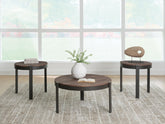 Best Furniture Outlet - Ashley Furniture - Horizon Hills Table (Set of 3) - Occasional Table Set (3/CN) - T186-13