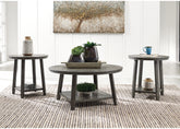 Best Furniture Outlet - Ashley Furniture - Caitbrook Table (Set of 3) - Occasional Table Set (3/CN) / Gray - T188-13