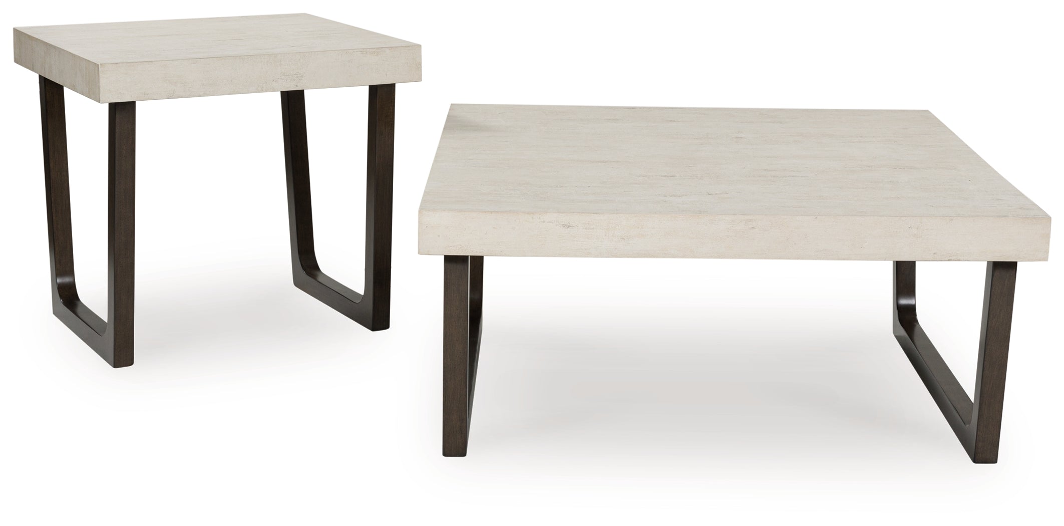 Best Furniture Outlet - Ashley Furniture - Westenfort Table (Set of 2) - Occasional Table Set (Set of 2) / Espresso/Gray - T202-12