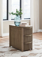 Best Furniture Outlet - Ashley Furniture - Camdill Chairside End Table - Chair Side End Table / Light Brown - T208-317