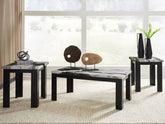 Best Furniture Outlet - Ashley Furniture - Jazmore Table (Set of 3) - Occasional Table Set (3/CN) / Dark Brown - T255-13