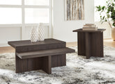 Best Furniture Outlet - Ashley Furniture - Zendex Table (Set of 2) - Occasional Table Set (Set of 2) / Brown - T304-12