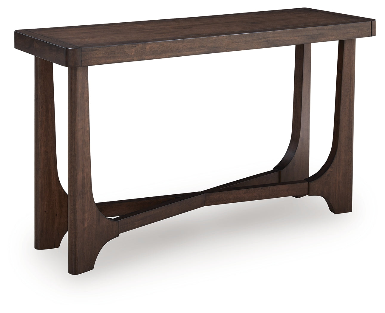 Best Furniture Outlet - Ashley Furniture - Korestone Sofa Table - Sofa Table / Dark Brown - T438-4