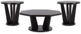 Best Furniture Outlet - Ashley Furniture - Chasinfield Coffee Table and 2 End Tables - Coffee Table and 2 End Tables - T458T1