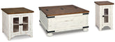 Best Furniture Outlet - Ashley Furniture - Wystfield Coffee Table and 2 End Tables - Coffee Table and 2 End Tables - T459T3