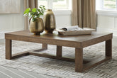 Best Furniture Outlet - Ashley Furniture - Cariton Coffee Table - Rectangular Cocktail Table / Gray - T471-1