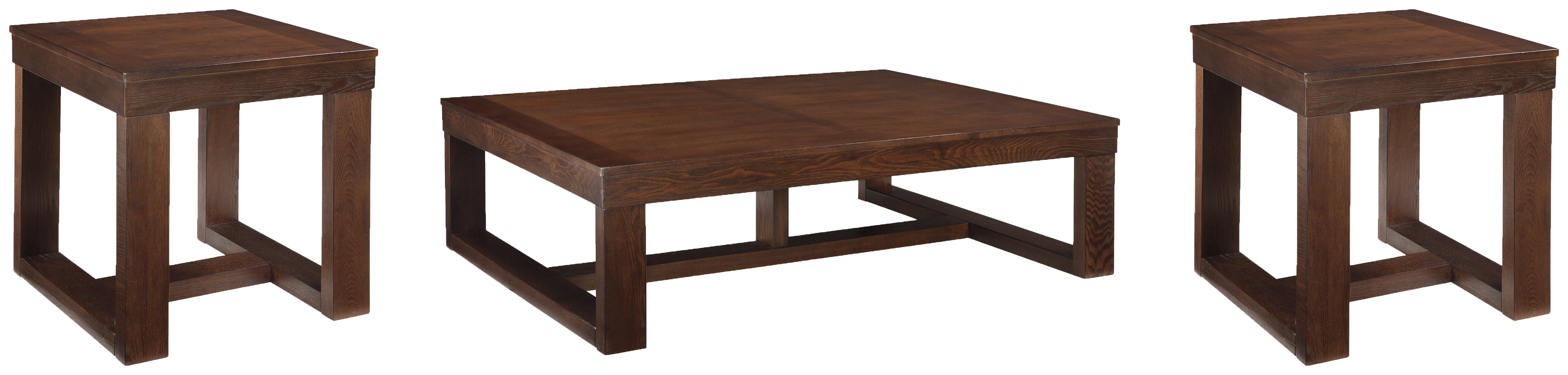 Best Furniture Outlet - Ashley Furniture - Watson Coffee Table and 2 End Tables - Coffee Table and 2 End Tables - T481T2