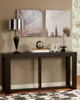 Best Furniture Outlet - Ashley Furniture - Watson Sofa/Console Table - Sofa Table / Dark Brown - T481-4