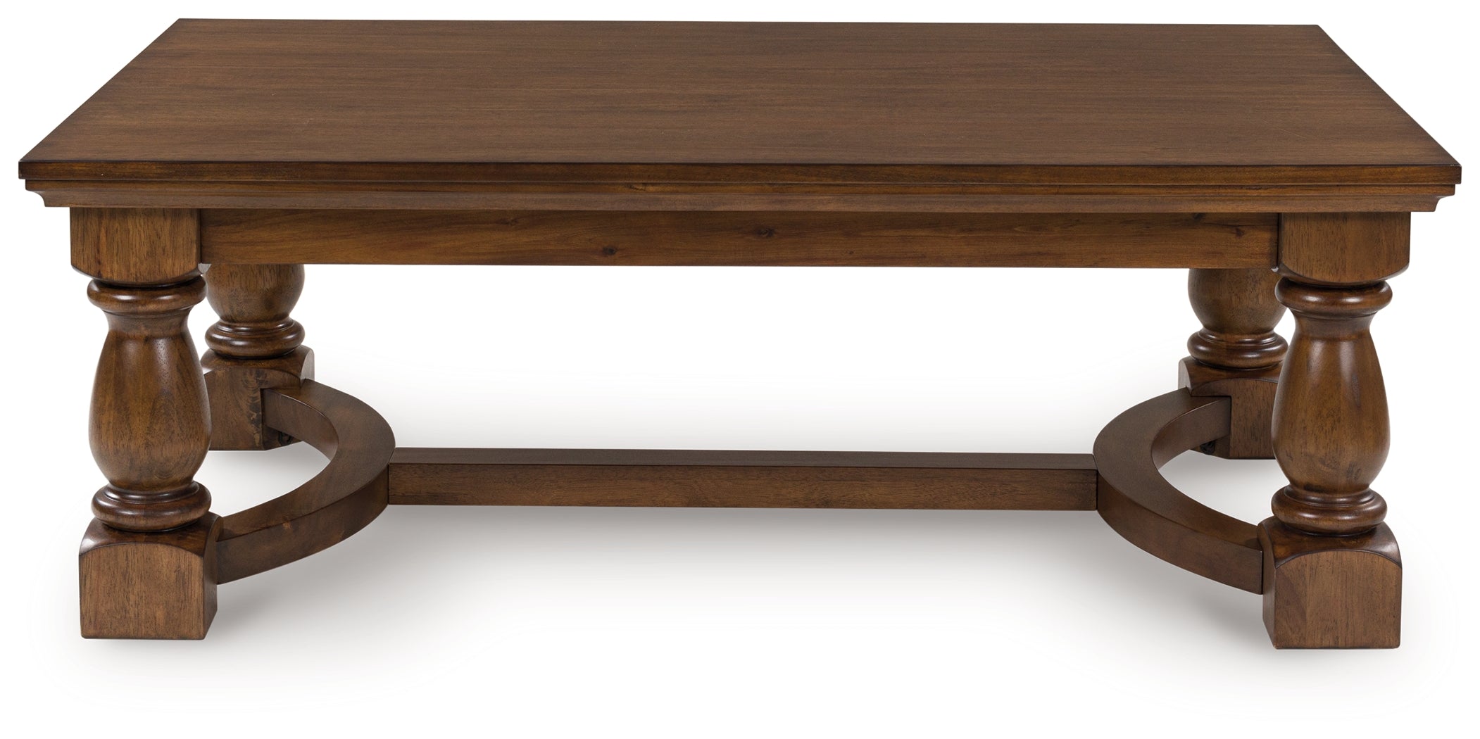 Best Furniture Outlet - Ashley Furniture - Sturlayne Coffee Table - Rectangular Cocktail Table / Brown - T609-1