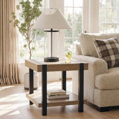 Best Furniture Outlet - Ashley Furniture - Jorannti End Table - Square End Table - T631-2