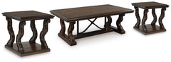 Maylee Coffee Table and 2 End Tables