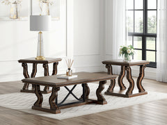Maylee Coffee Table and 2 End Tables