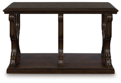 Best Furniture Outlet - Ashley Furniture - Maylee Sofa Table - Sofa Table / Dark Brown - T647-4