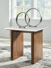 Best Furniture Outlet - Ashley Furniture - Isanti End Table - Square End Table / Light Brown/White - T662-3