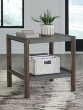 Best Furniture Outlet - Ashley Furniture - Kallenny End Table - Rectangular End Table / Brown/Gray - T669-3