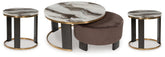 Best Furniture Outlet - Ashley Furniture - Jazmore Coffee Table and 2 Ends - Coffee Table and 2 Ends - T671T1
