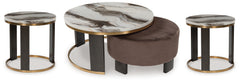 Best Furniture Outlet - Ashley Furniture - Jazmore Coffee Table and 2 Ends - Coffee Table and 2 Ends - T671T1