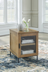 Best Furniture Outlet - Ashley Furniture - Torlanta Chairside End Table - Chair Side End Table / Brown - T686-7