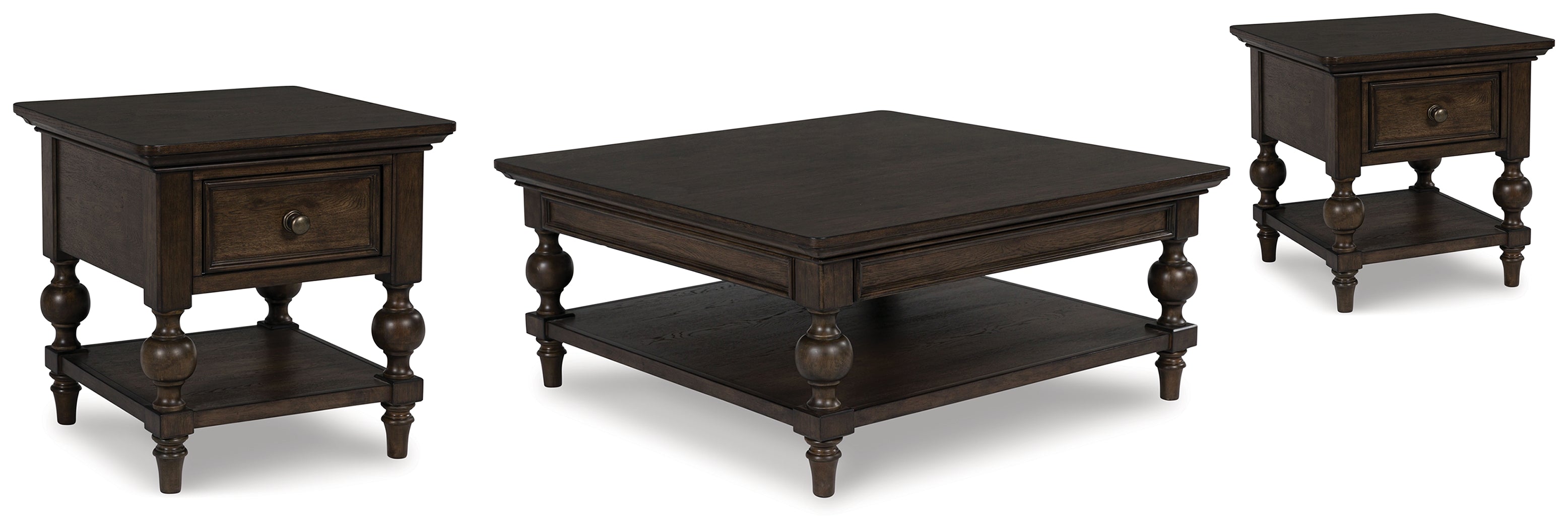 Best Furniture Outlet - Ashley Furniture - Veramond Coffee Table and 2 End Tables - Coffee Table and 2 End Tables - T694T1