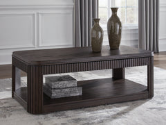 Best Furniture Outlet - Ashley Furniture - Carlibrie Lift-Top Coffee Table - Lift Top Cocktail Table / Warm Brown - T700-9