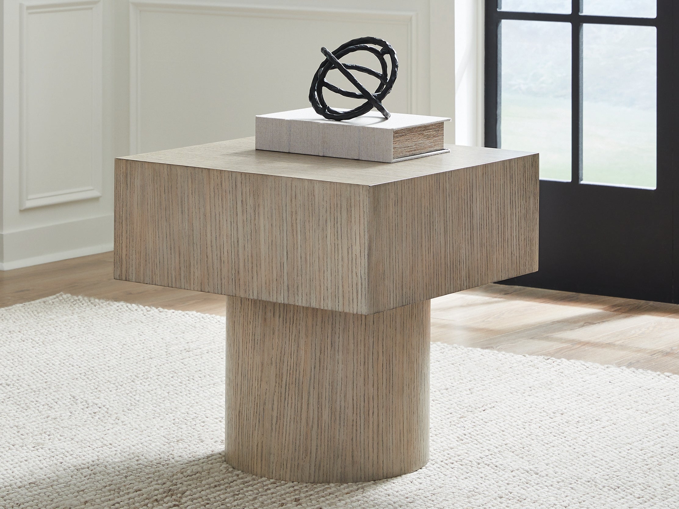 Best Furniture Outlet - Ashley Furniture - Jorielyn End Table - Square End Table / Light Grayish Brown - T712-2