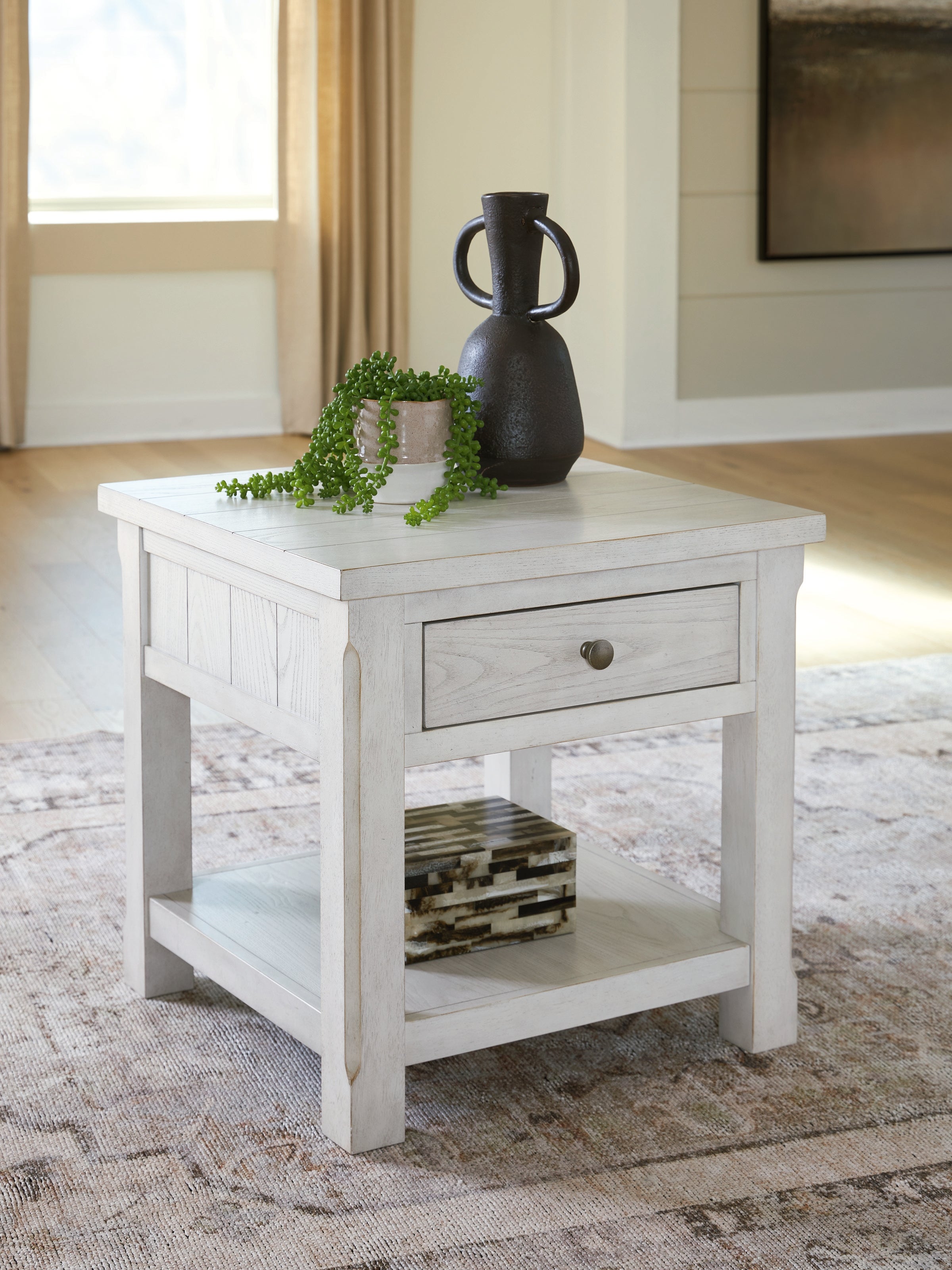 Best Furniture Outlet - Ashley Furniture - Robbinsdale End Table - Square End Table - T729-2