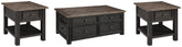 Best Furniture Outlet - Ashley Furniture - Tyler Creek Coffee Table and 2 End Tables - Coffee Table and 2 End Tables - T736T2