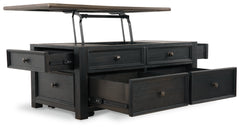 Tyler Creek Coffee Table and 2 End Tables with Console
