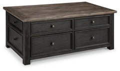 Tyler Creek Coffee Table and 2 End Tables with Console
