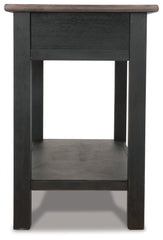 Tyler Creek Coffee Table and 2 End Tables with Console